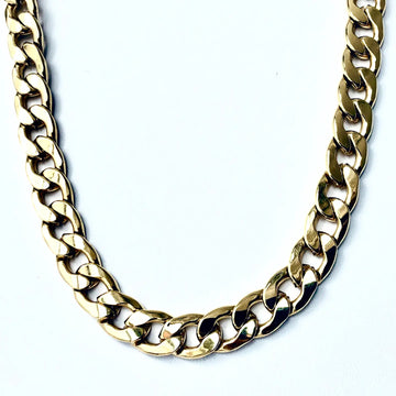 Gold Plated Chunky Necklace 16”