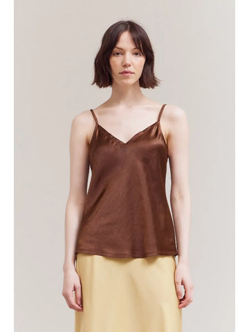 V Neck Satin Camisole