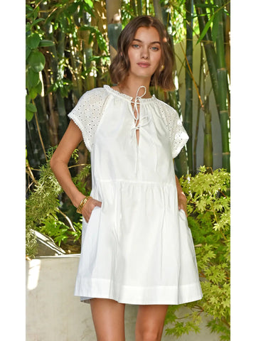Double Cotton Eyelet Sun Dress