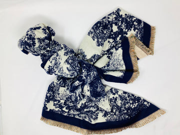 Cashmere Blend English Print Scarf