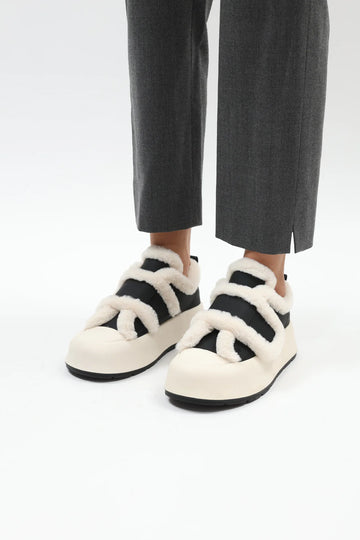 Plush Wedge Sneaker