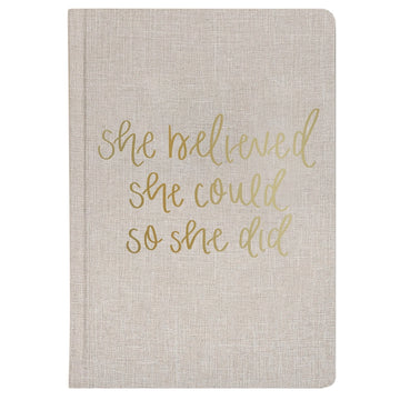 She Believed She Could And She Did Journal