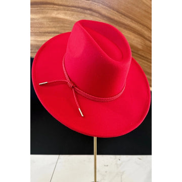 Felt Flat Brim Panama Hat