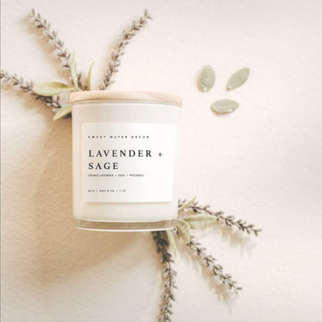 Lavender & Sage Soy Candle