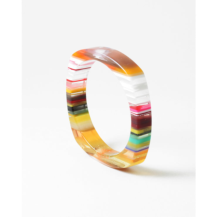 Multi Color Resin Bangle