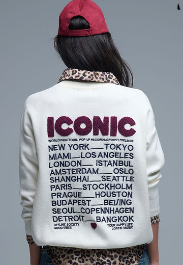 Embroidered ICONIC Sweater