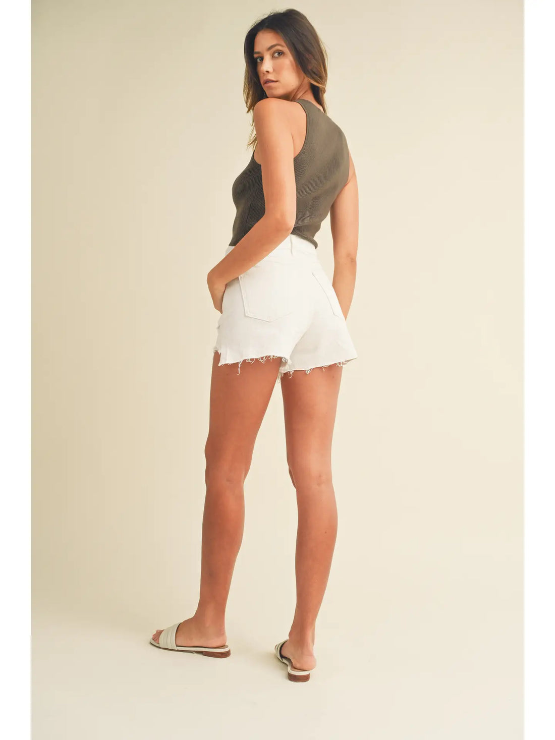 Vintage Frayed Hem Short