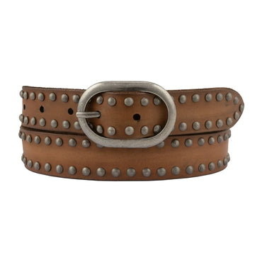 Studded Leather Belt