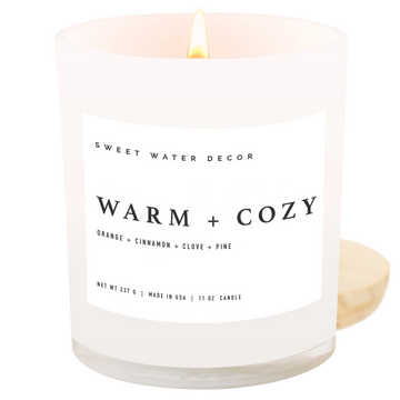 Warm and Cozy Scented Candle