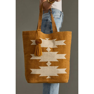 Turmeric Aztec Tote