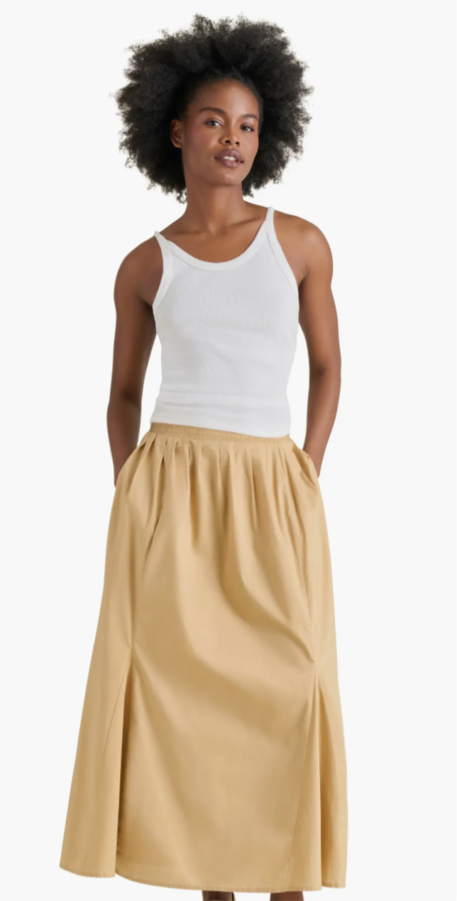 Cotton Maxi Skirt