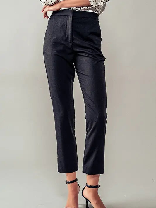 Flat Front Elastic Back Pant