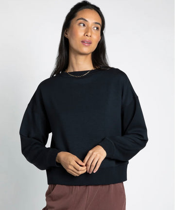 Silken Sport Crop Sweatshirt