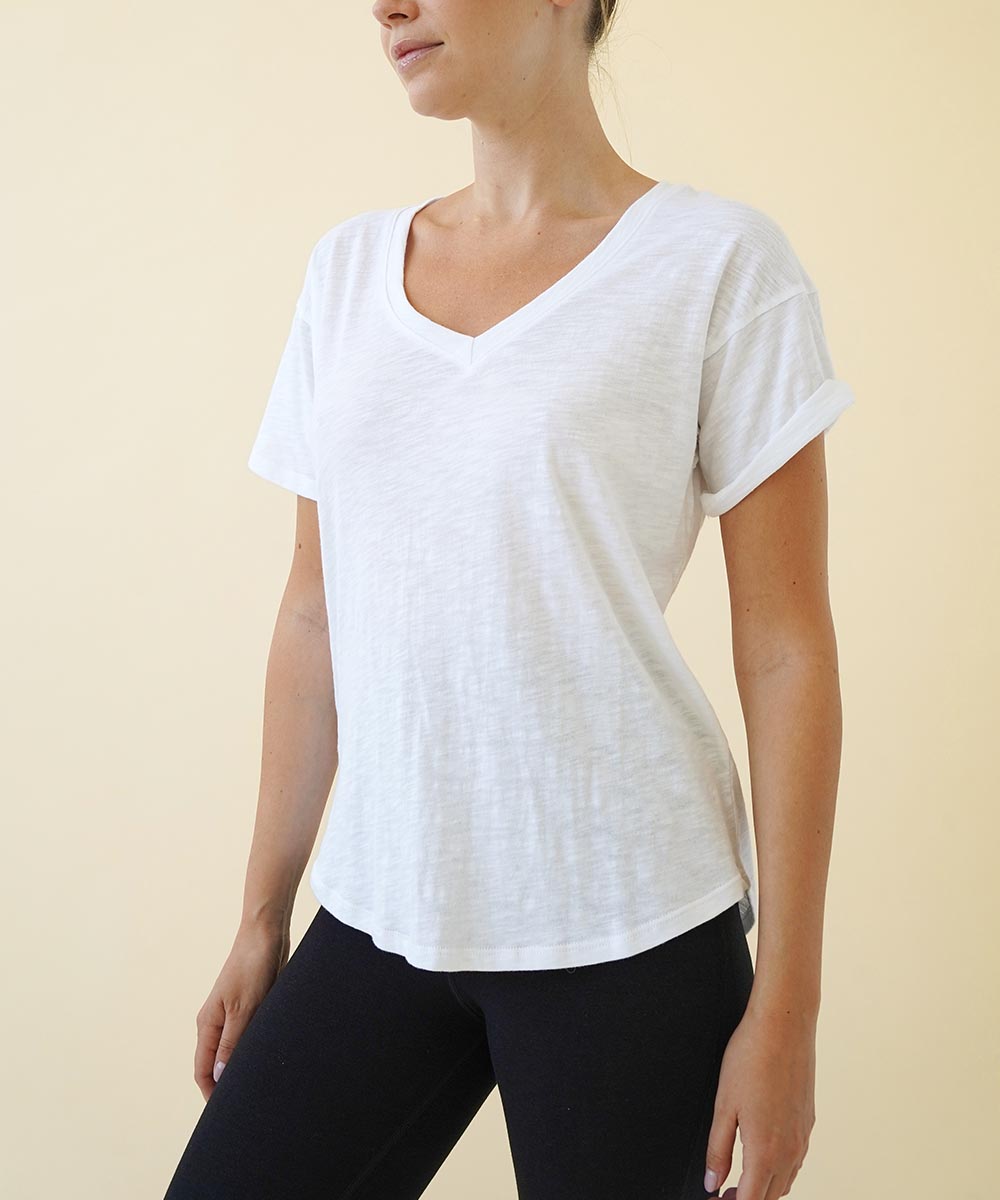 Organic Cotton V-Neck