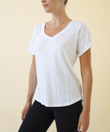 Organic Cotton V-Neck