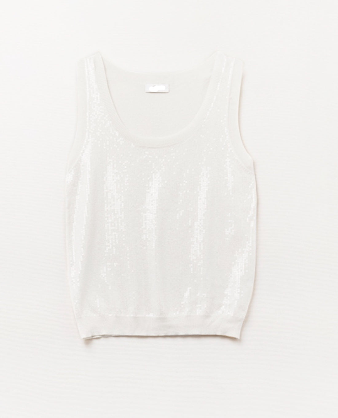 Sleeveless Sequin Tank