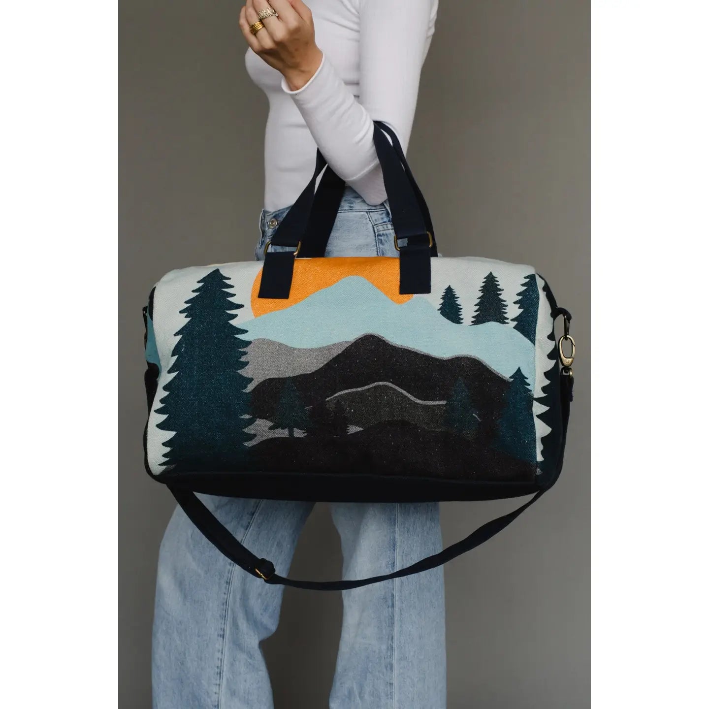 Mountain Landscape Travel Bag