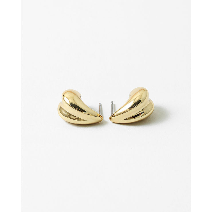 Chunky 14Kt Gold Plated Hoops