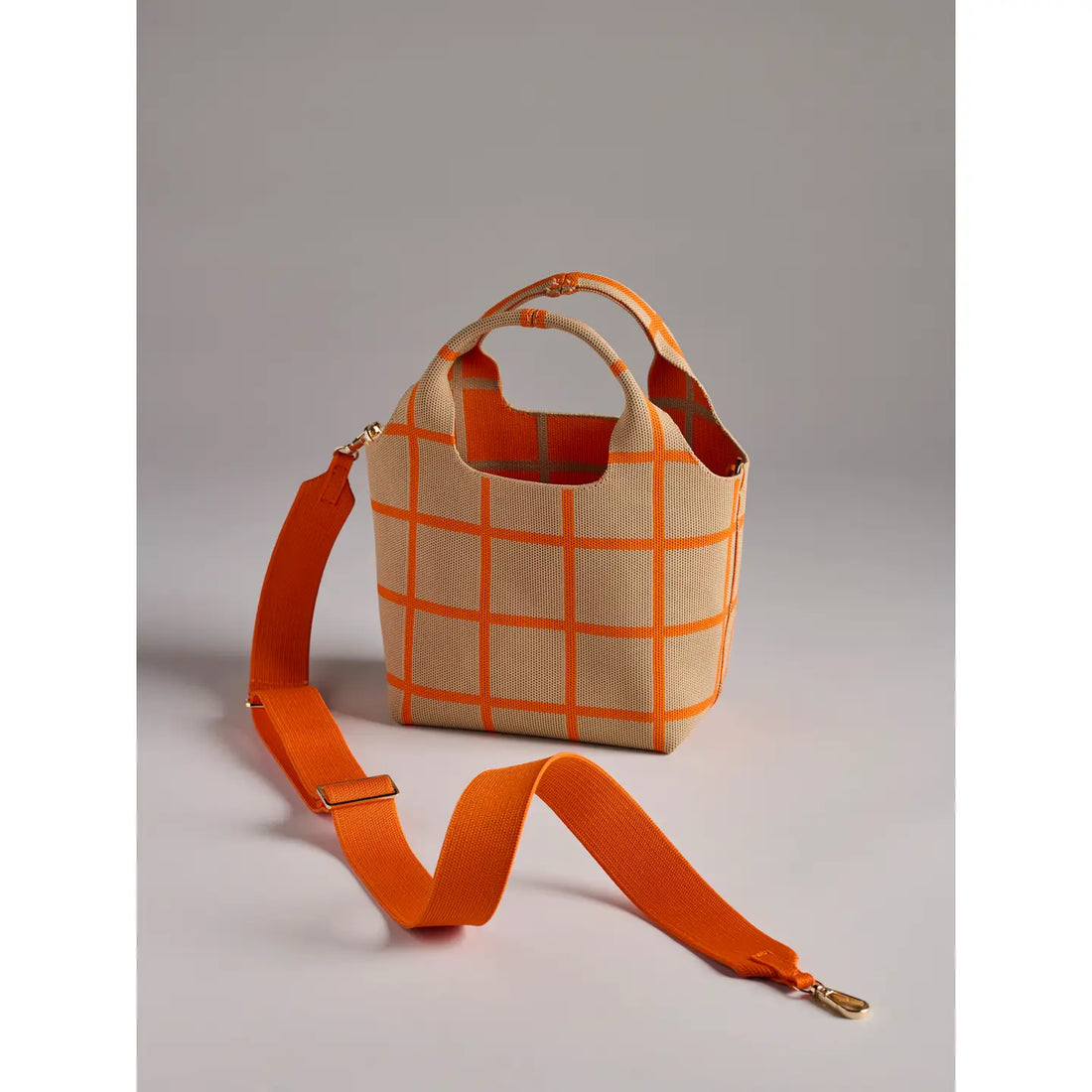 Mini Checkered Hand Bag