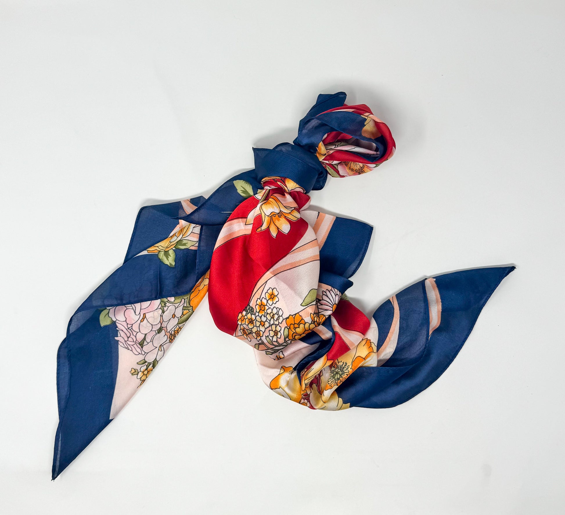 Red, White, + Blue Floral