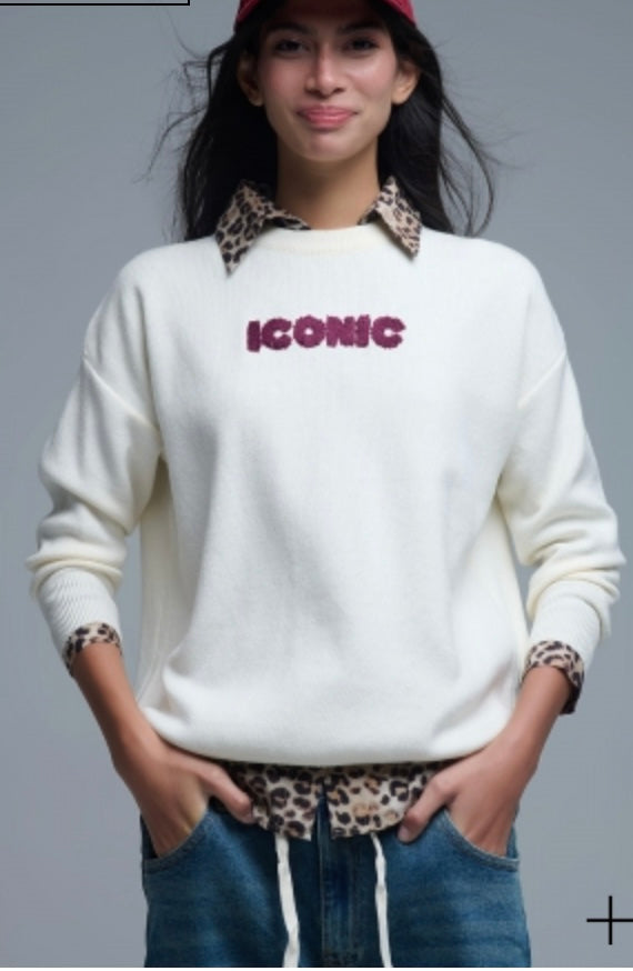 Embroidered ICONIC Sweater