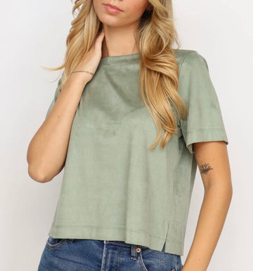 Ultra Suede Crop Top