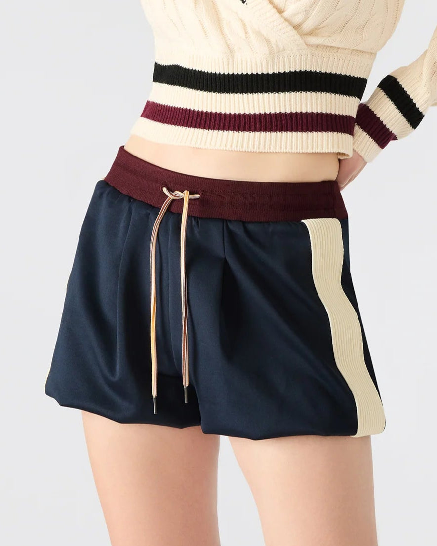 Colorblock Track Shorts