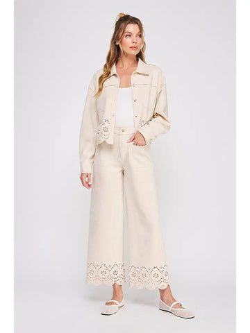 Ultra Suede Laser Cut Jacket