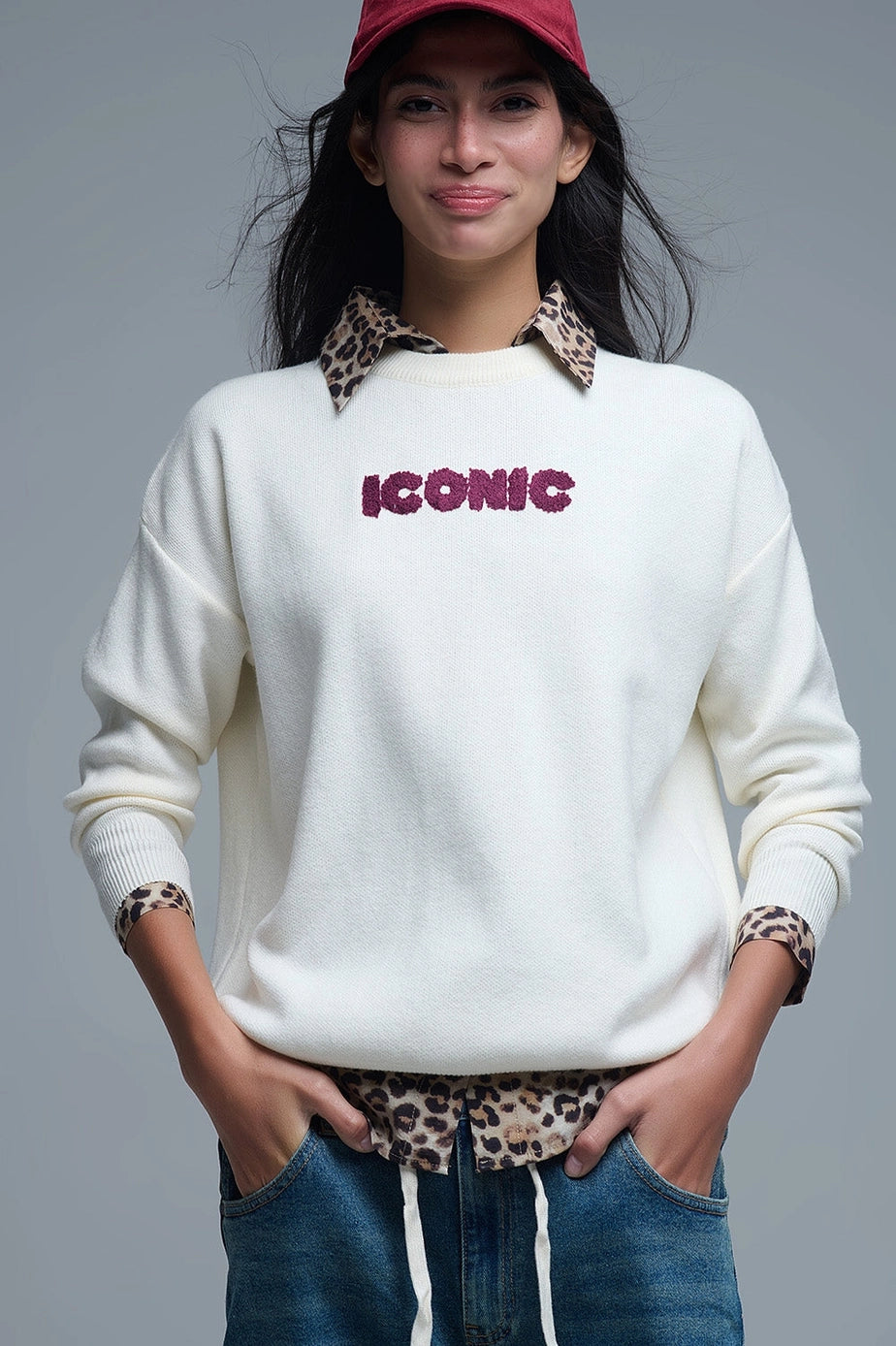 Embroidered ICONIC Sweater